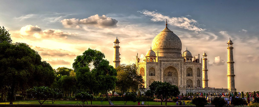 Taj Mahal at Sunset